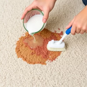 تست محلول‌ ها روی فرش